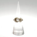 Hermes Audienne Rope Knot Silver Ring — view 5