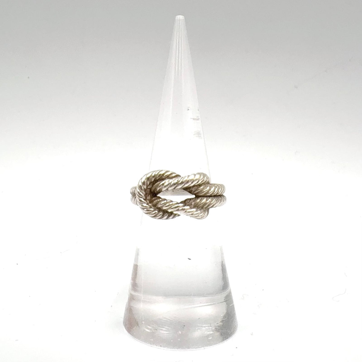 Hermes Audienne Rope Knot Silver Ring — view 5