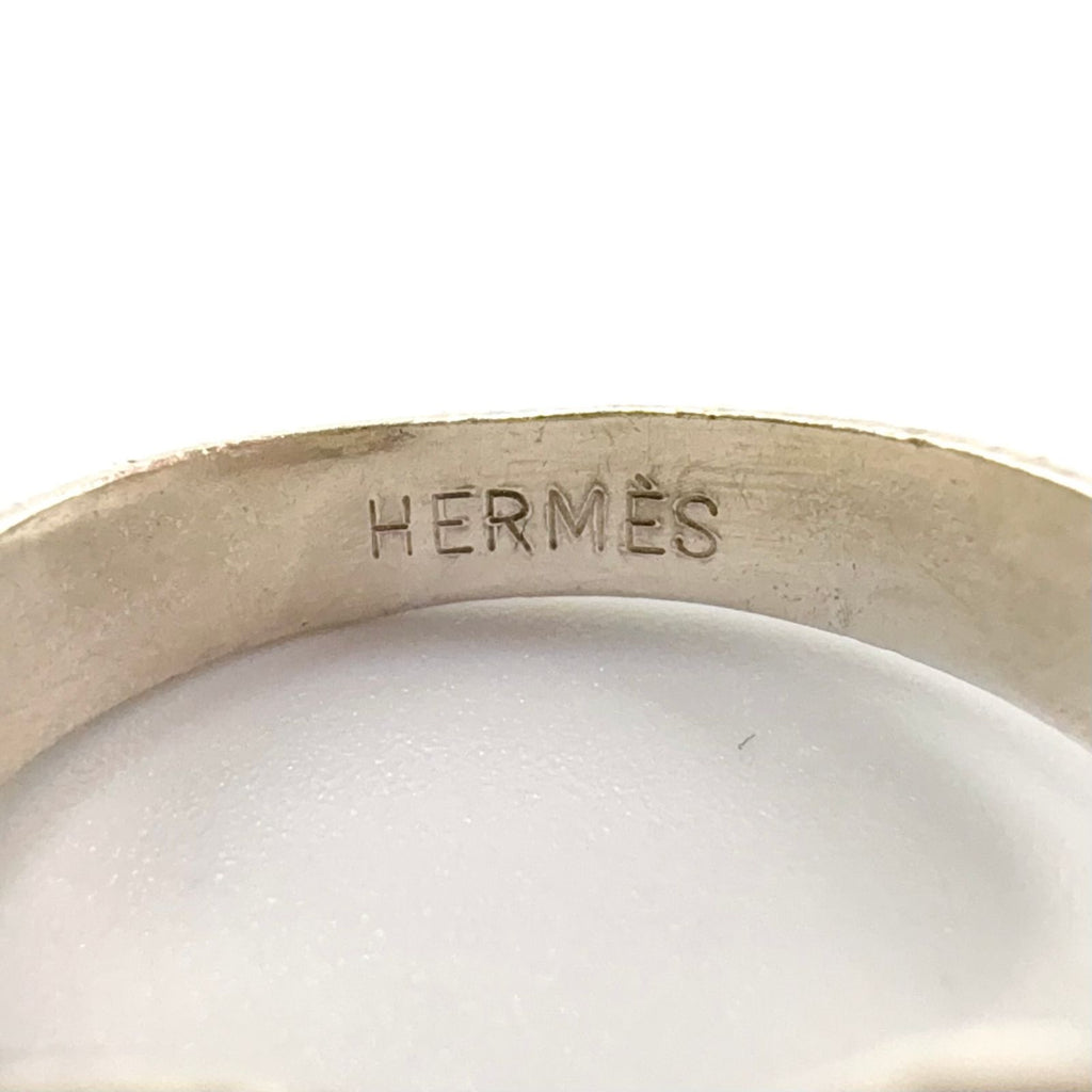 Hermes Audienne Rope Knot Silver Ring — view 4