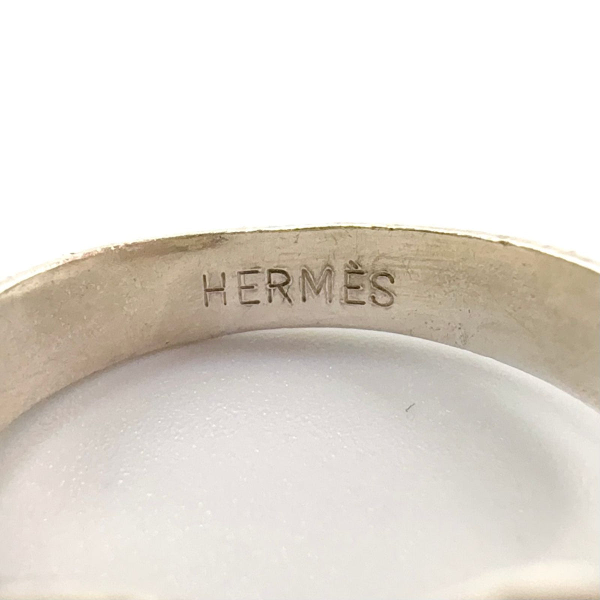 Hermes Audienne Rope Knot Silver Ring — view 4