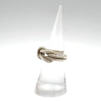 Hermes Audienne Rope Knot Silver Ring — view 6
