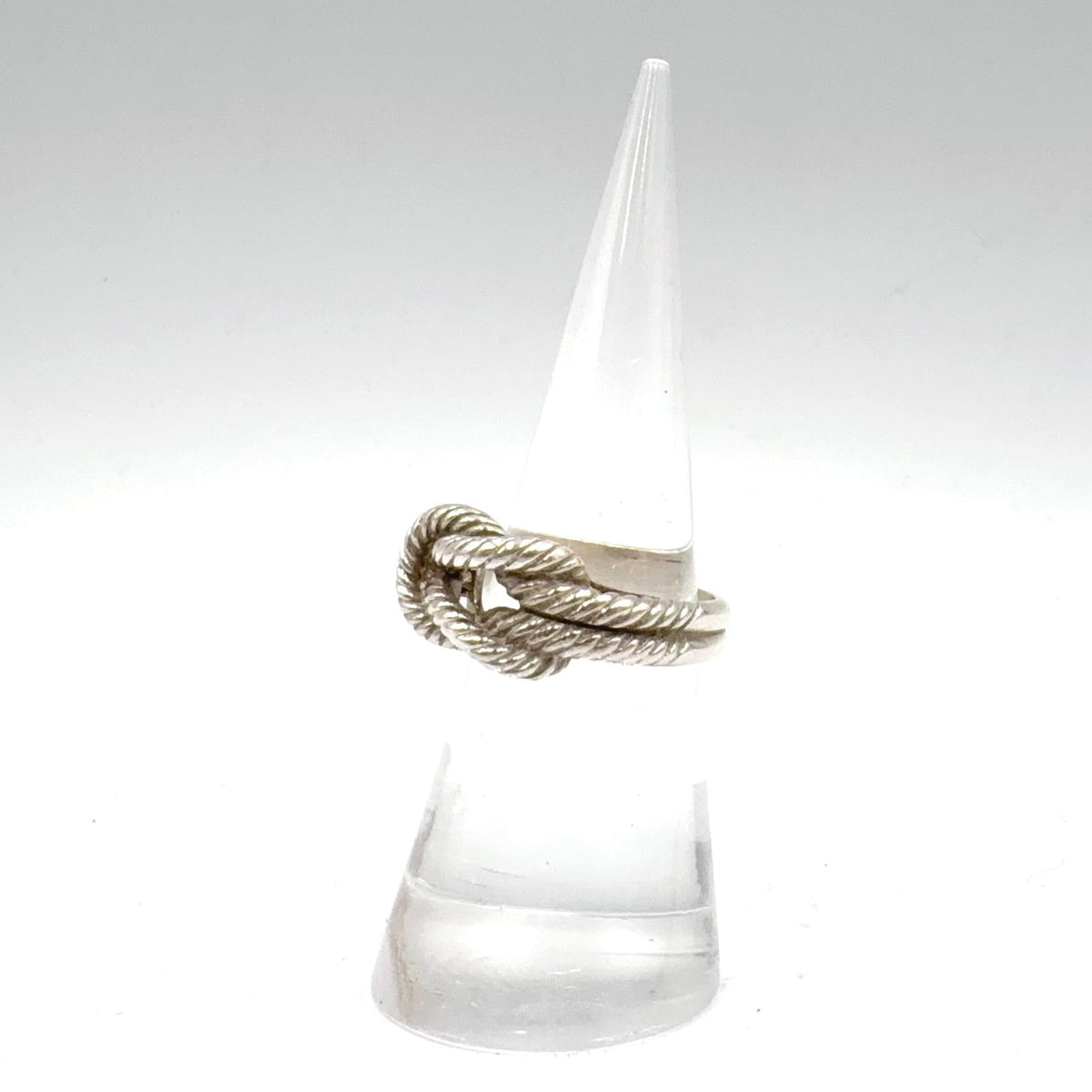 Hermes Audienne Rope Knot Silver Ring — view 6