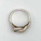 Hermes Audienne Rope Knot Silver Ring — view 3