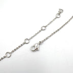 Dior Logo Metal Silver Necklace — view 8