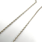 Dior Logo Metal Silver Necklace — view 6