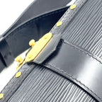 Louis Vuitton Papillon Trunk Epi Noir 2-Way Shoulder Leather Black Handbag Gold — view 6
