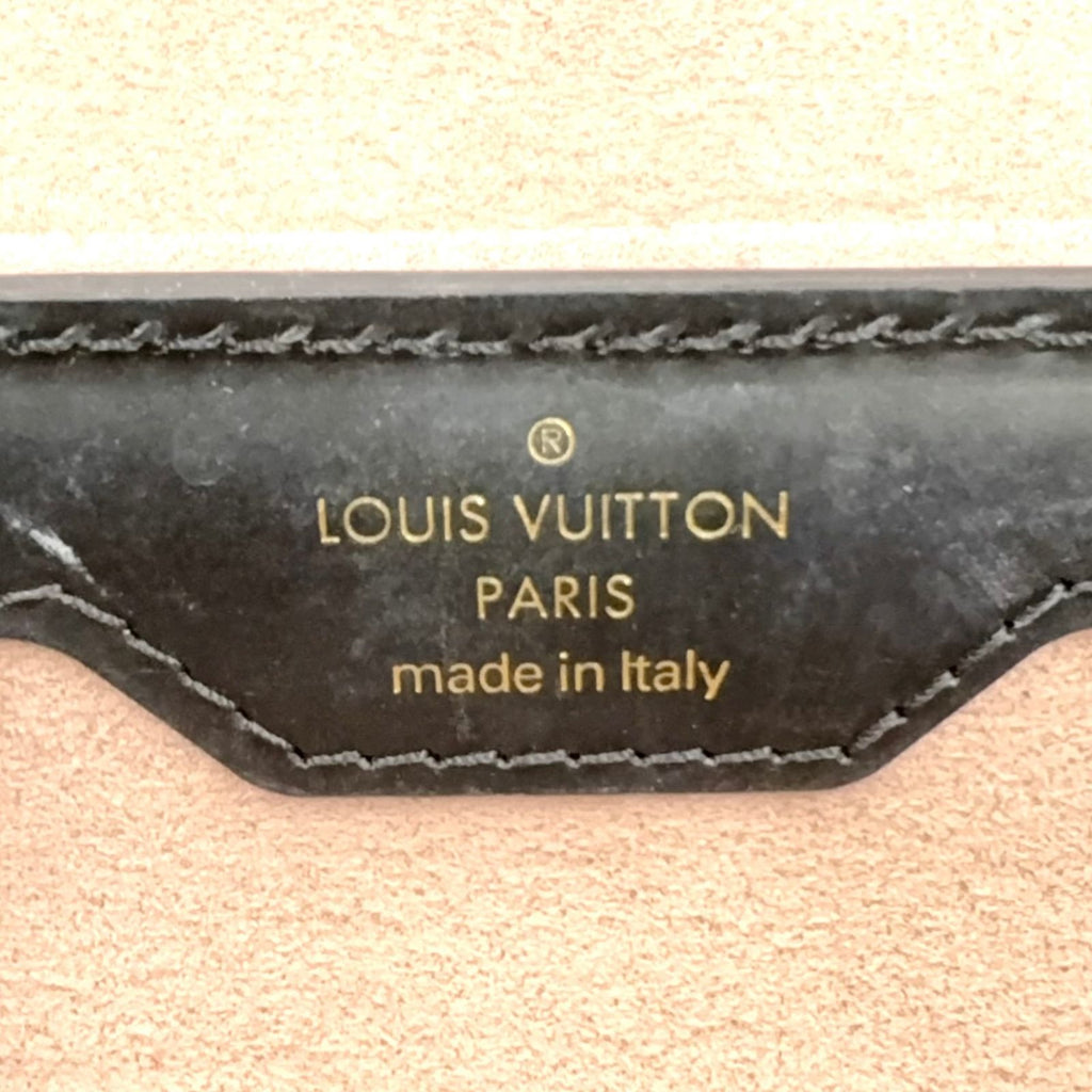 Louis Vuitton Papillon Trunk Epi Noir 2-Way Shoulder Leather Black Handbag Gold — view 4