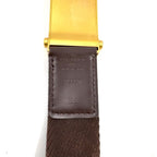 Louis Vuitton Ceinture Bengal Canvas Metal Brown Belt Gold — view 4