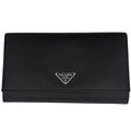 Prada Wallet Bifold Nylon Nero