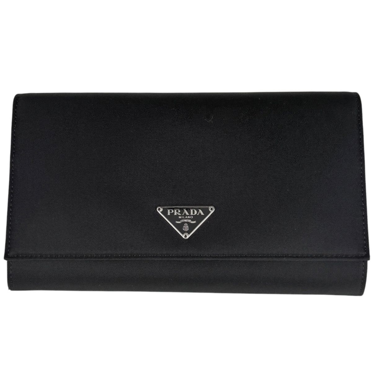 Prada Wallet Bifold Nylon Nero
