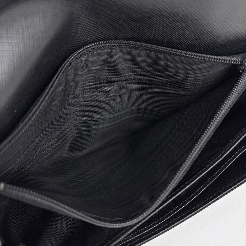 Prada Wallet Bifold Nylon Nero — view 4