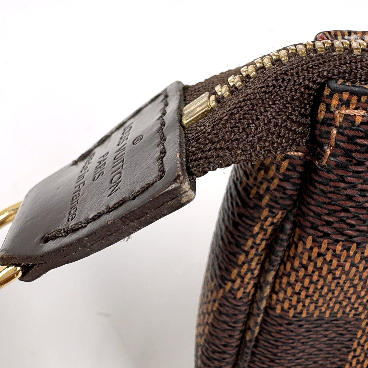 Louis Vuitton Mini Pochette Accessoires Pouch T&B Damier Brown — view 6