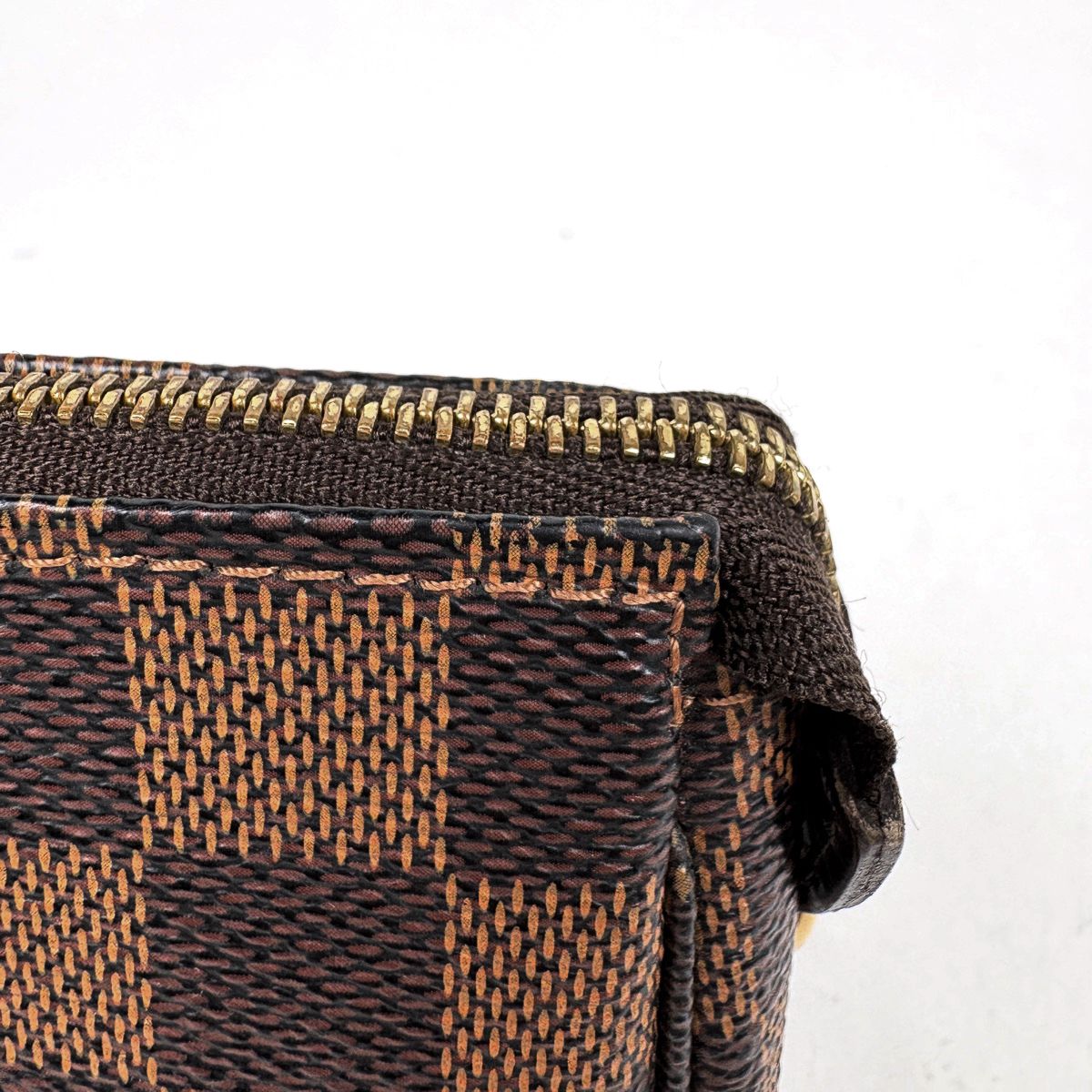 Louis Vuitton Mini Pochette Accessoires Pouch T&B Damier Brown — view 5