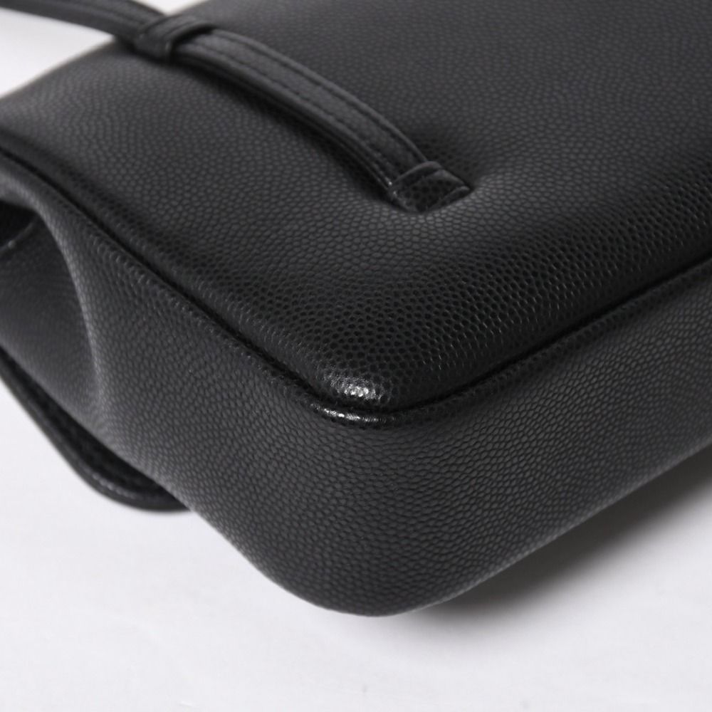 Chanel Strap Clutch CC Logo Caviar Leather — view 7