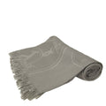 Hermes Shawl Gray Cashmere Silk Scarf
