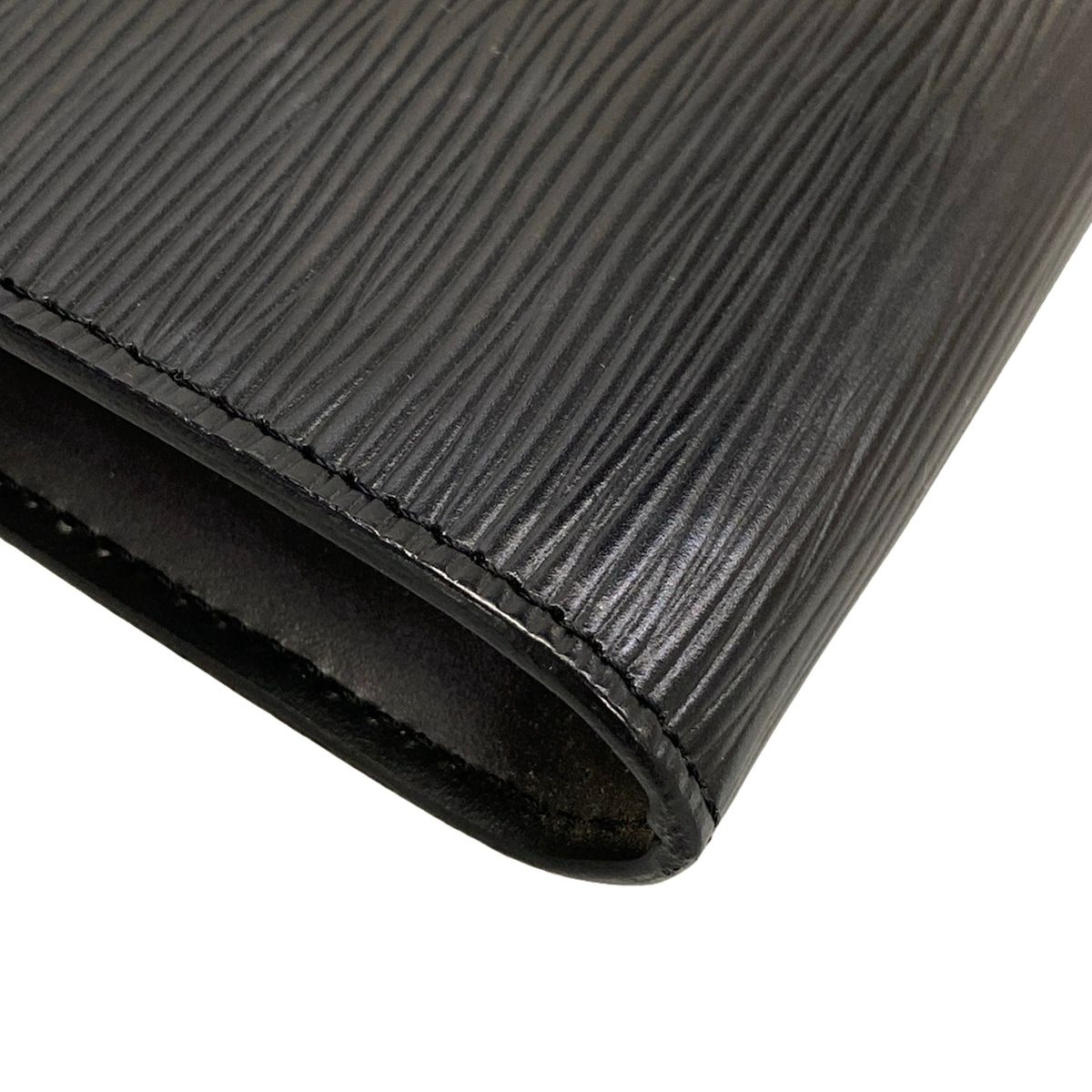 Louis Vuitton Handbag Epi Pochette Accessoires 24 Noir Leather — view 6