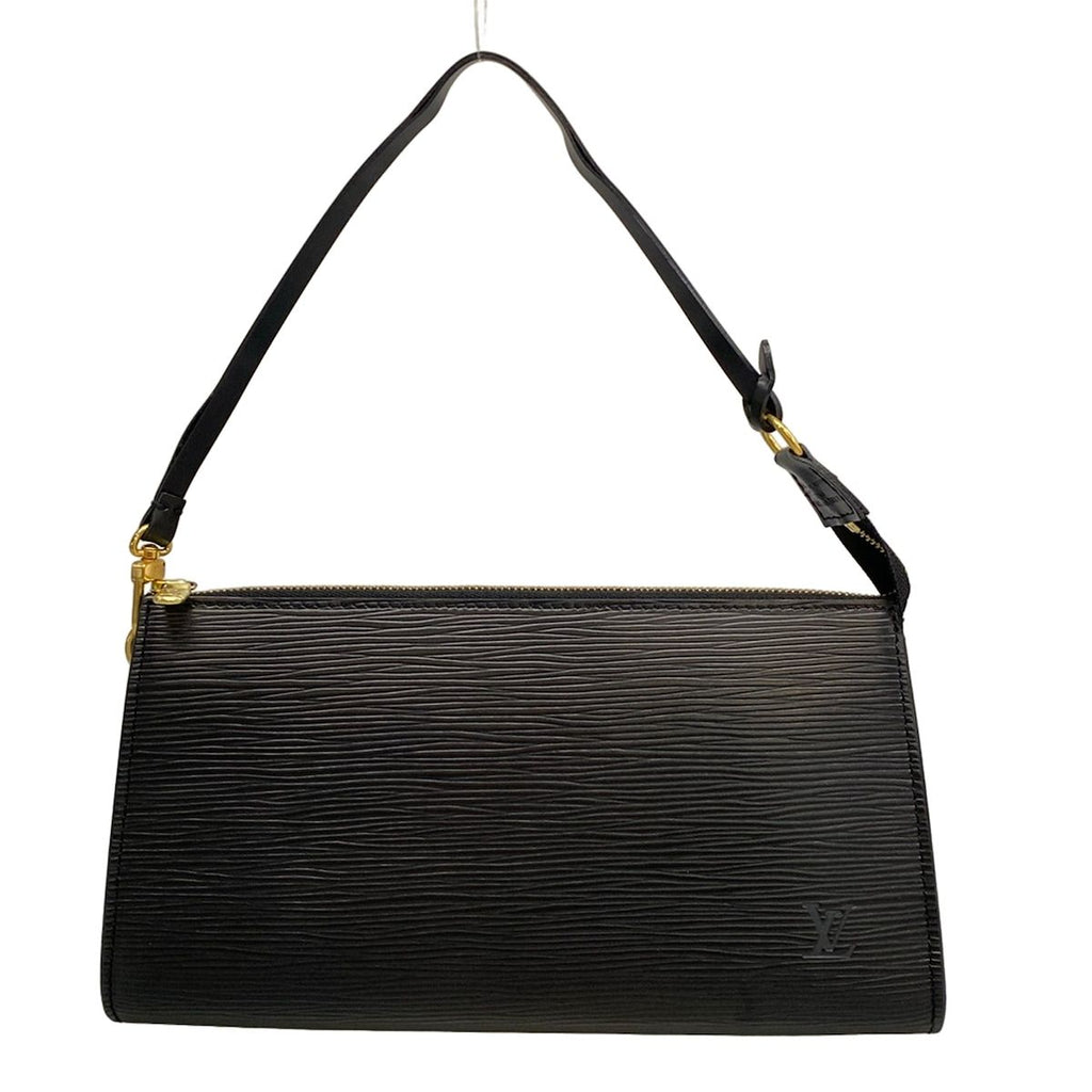 Louis Vuitton Handbag Epi Pochette Accessoires 24 Noir Leather