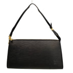 Louis Vuitton Handbag Epi Pochette Accessoires 24 Noir Leather
