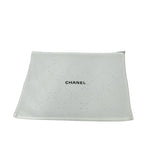 Chanel Scarf Beige Dark Gray Wool — view 5