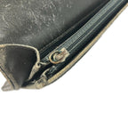 Chanel Wallet Quilted Khaki Silver Leather — view 7