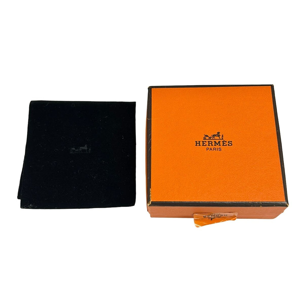 Hermes Bangle Clic H Silver Pink Bracelet — view 4