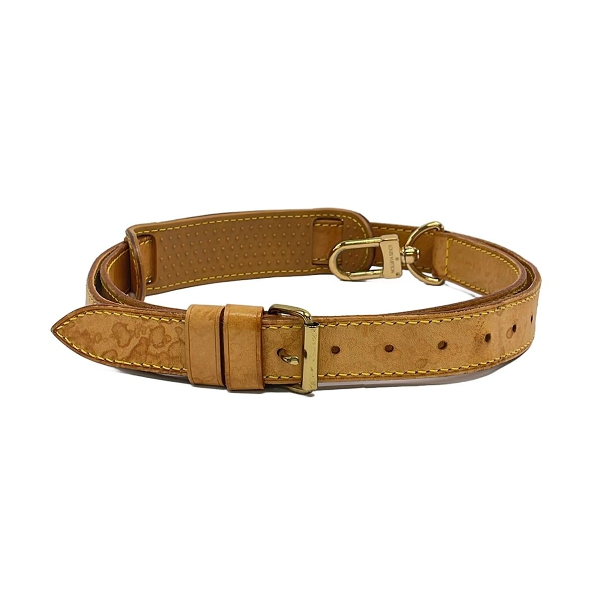 Louis Vuitton Shoulder Strap Vachetta Leather Beige — view 2