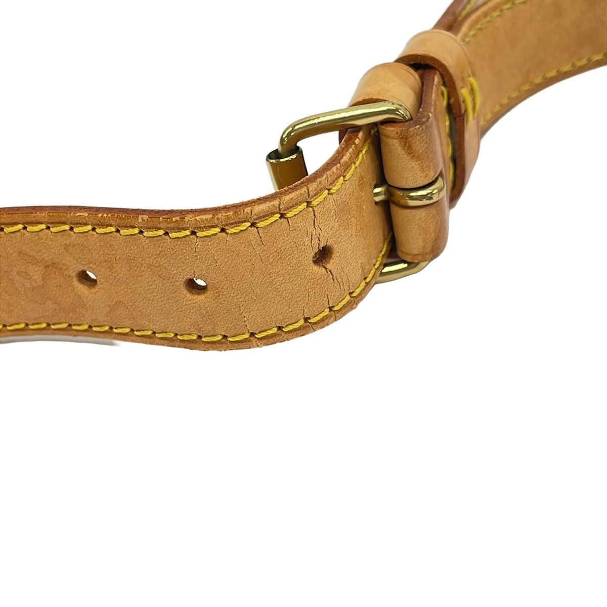 Louis Vuitton Shoulder Strap Vachetta Leather Beige — view 5