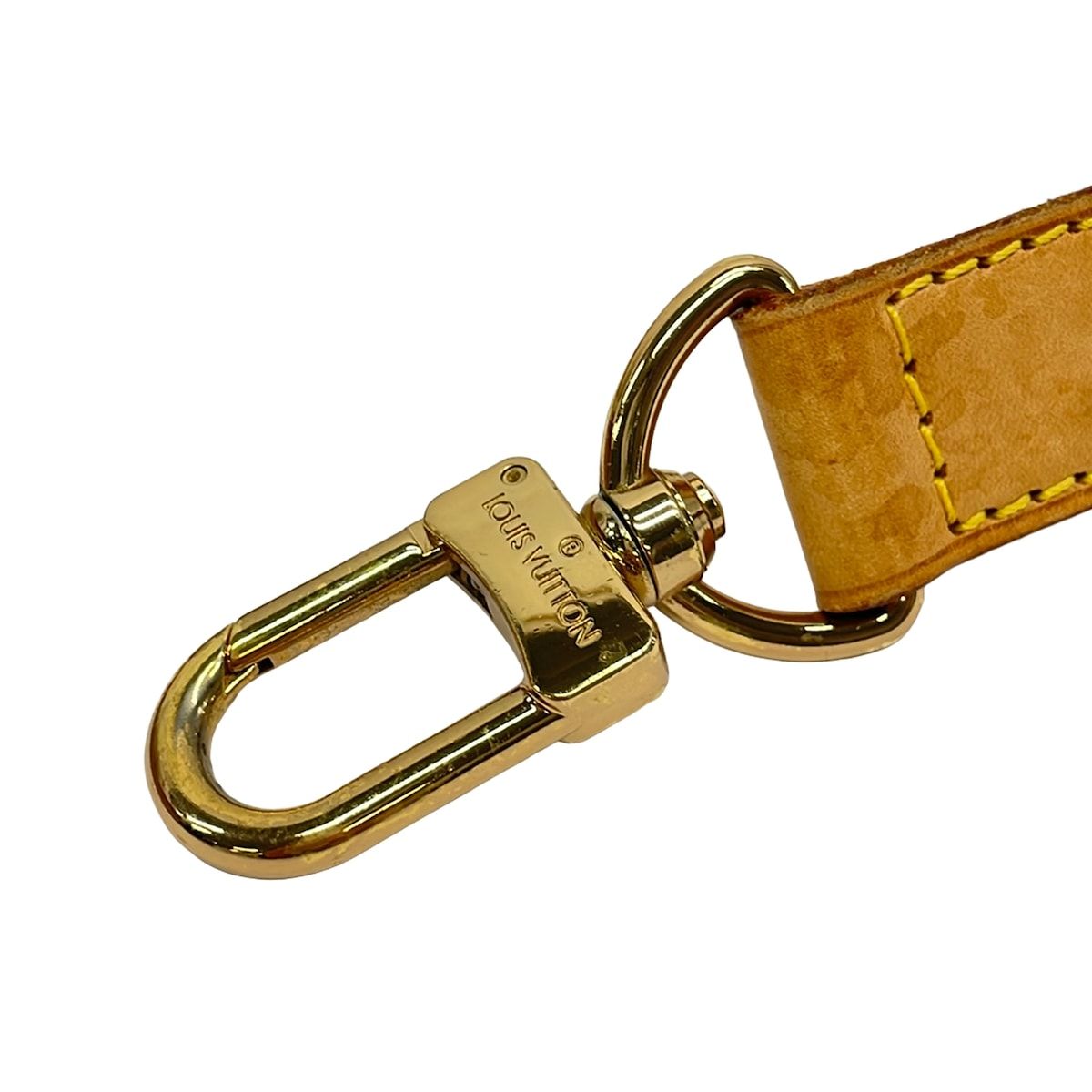 Louis Vuitton Shoulder Strap Vachetta Leather Beige — view 3