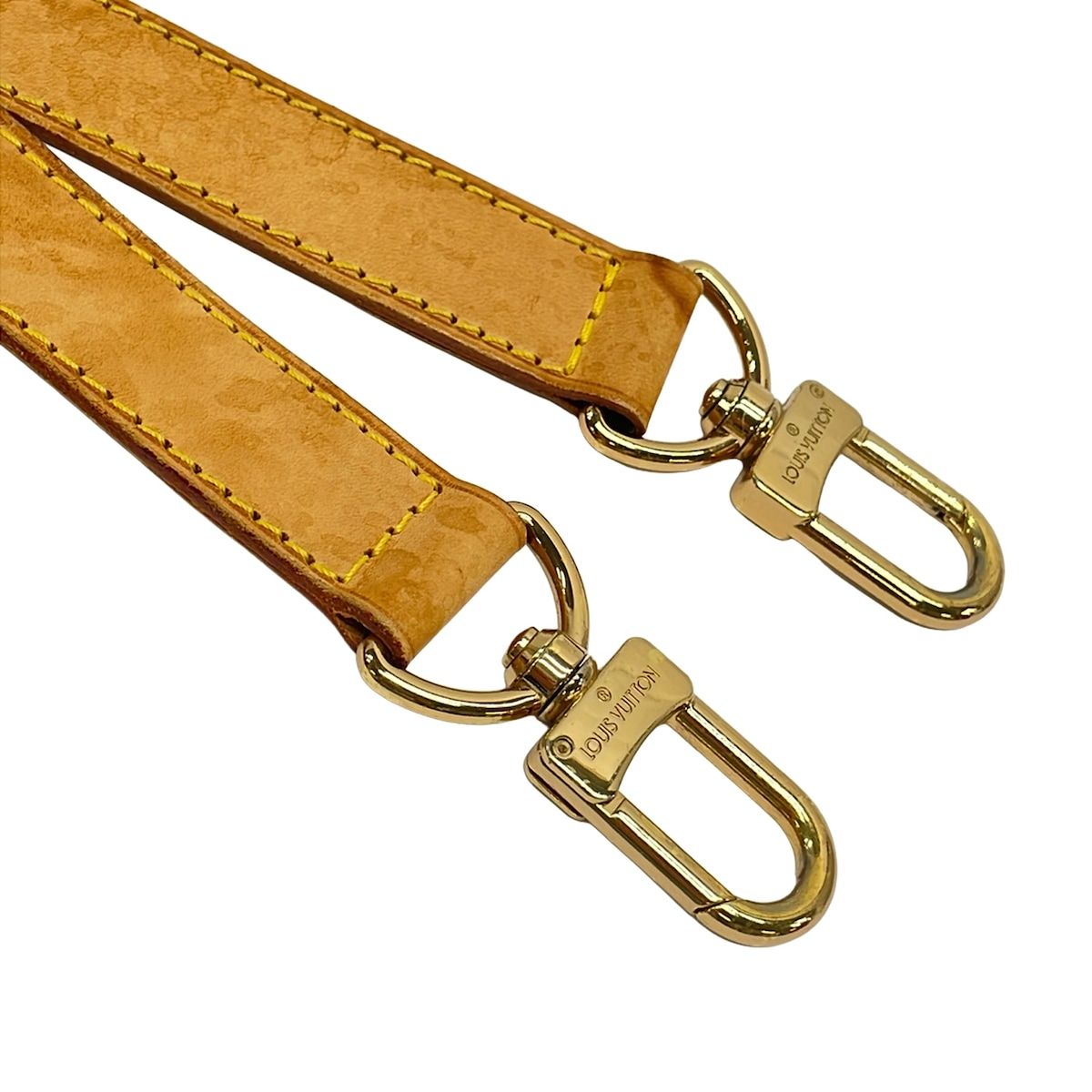 Louis Vuitton Shoulder Strap Vachetta Leather Beige — view 4