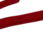Chanel Belt Red Gold Chain Coin Leather — view 5