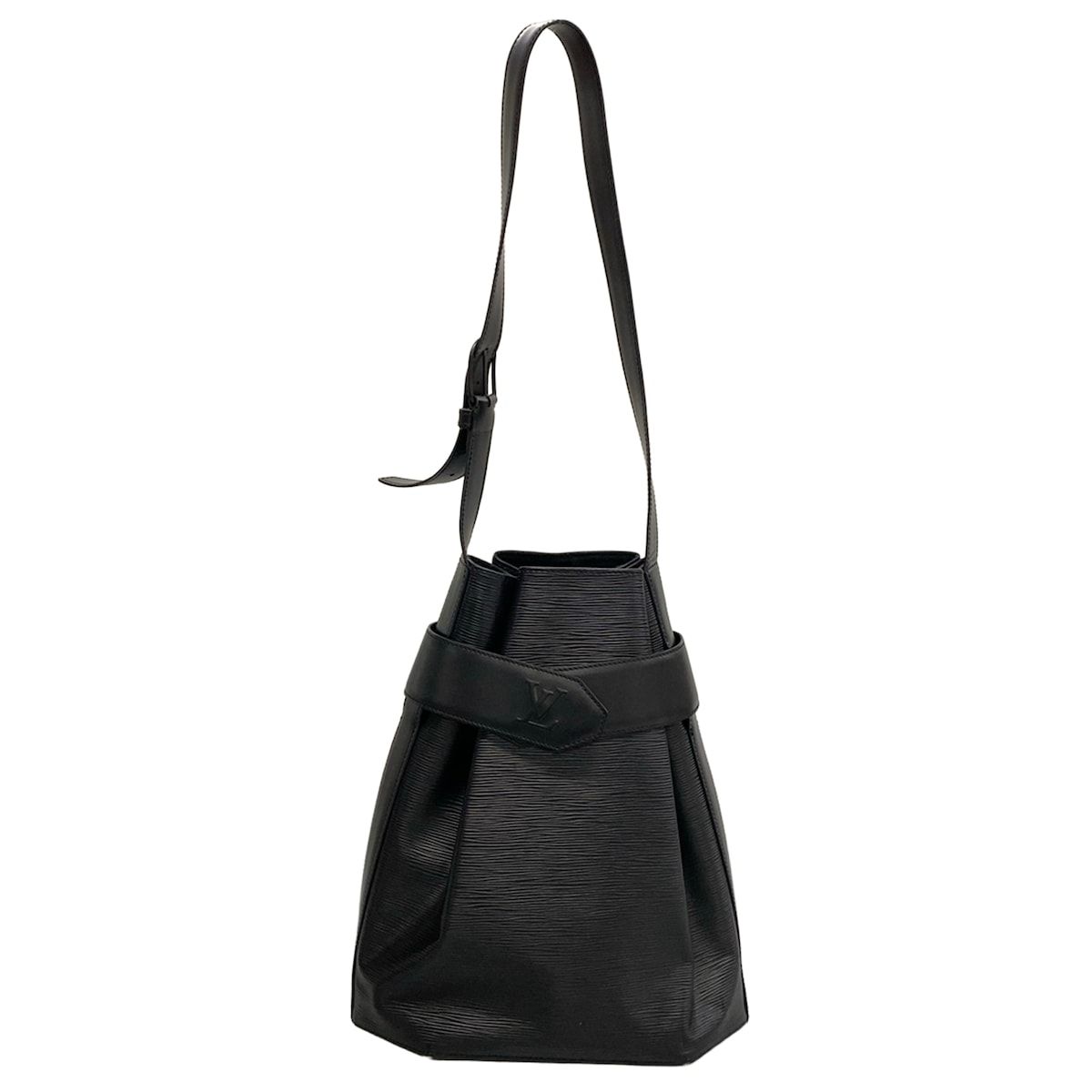 Louis Vuitton Shoulder Bag Epi Sac D'epaule Noir Leather