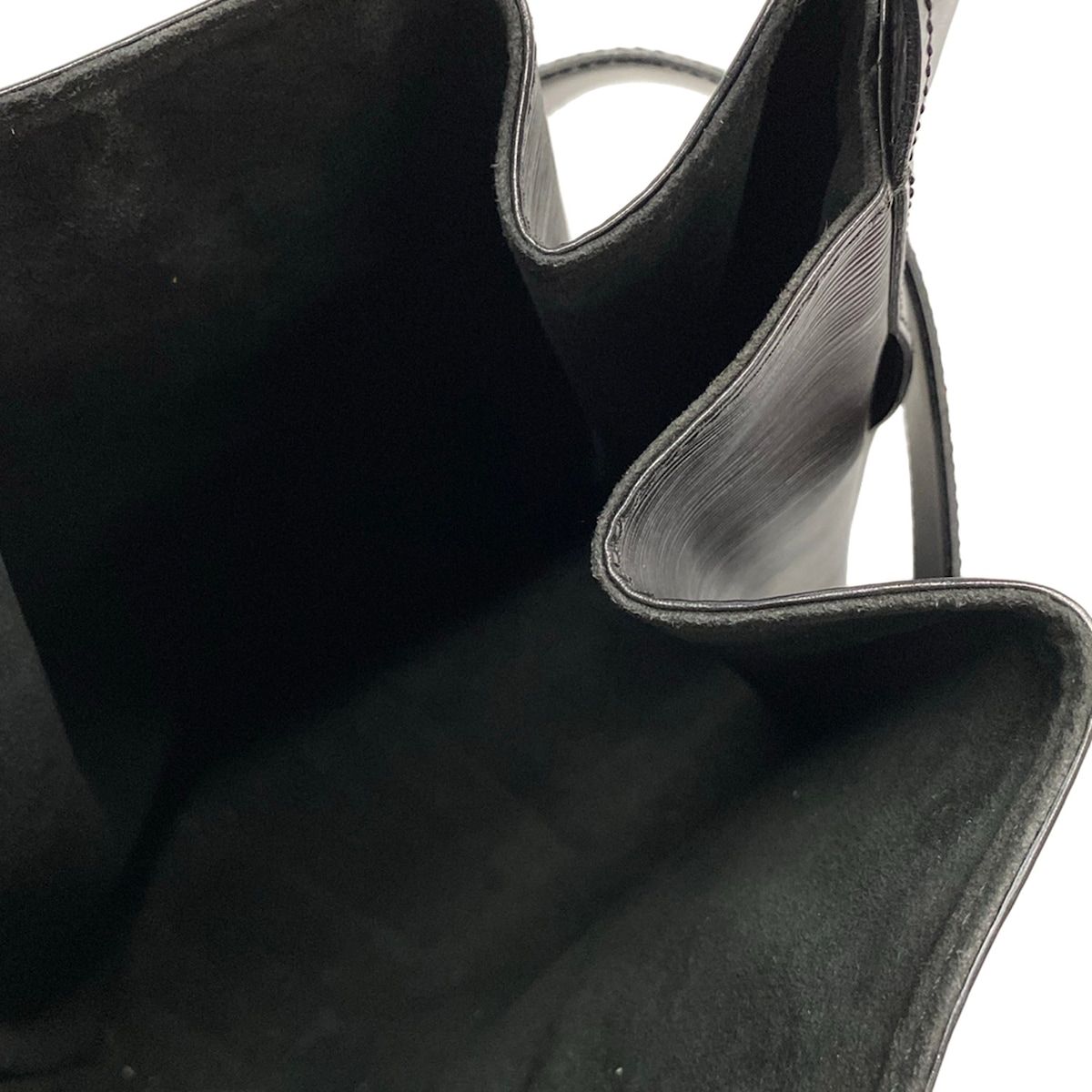 Louis Vuitton Shoulder Bag Epi Sac D'epaule Noir Leather — view 7