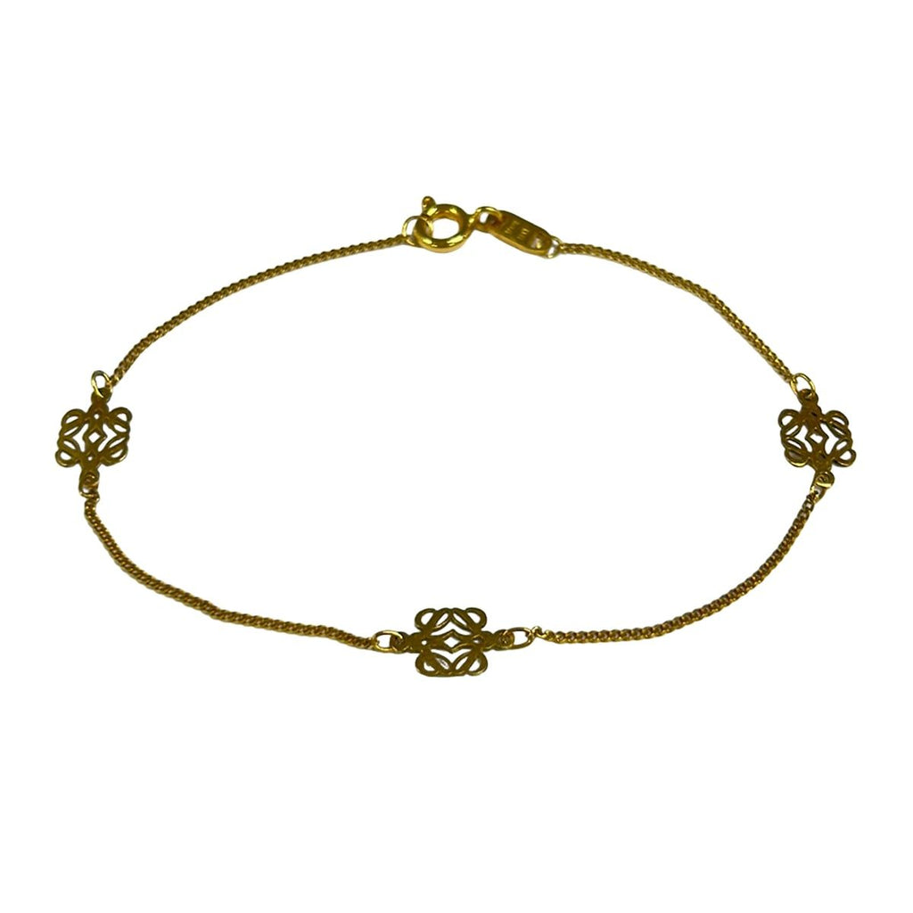 Loewe Bracelet 18k Yellow Gold Anagram