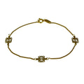 Loewe Bracelet 18k Yellow Gold Anagram