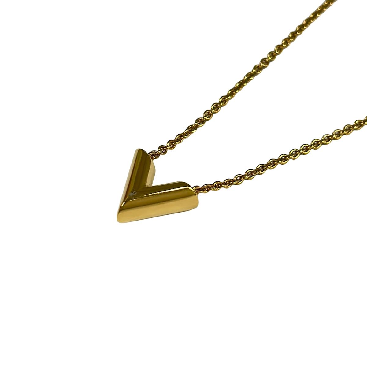 Louis Vuitton Necklace Essential V Gold