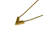 Louis Vuitton Necklace Essential V Gold — view 3