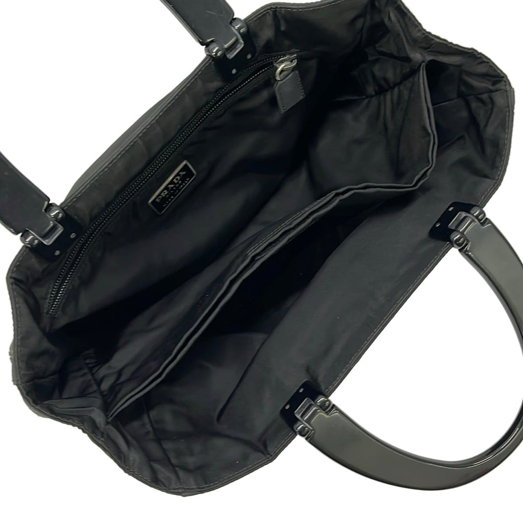 Prada Handbag Black Plastic Handle — view 7