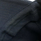 Celine Cap L Dark Navy Red Embroidery Cotton Hat — view 8