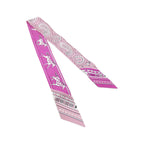 Hermes Sheval de Coeur Bandana Twilly Scarf