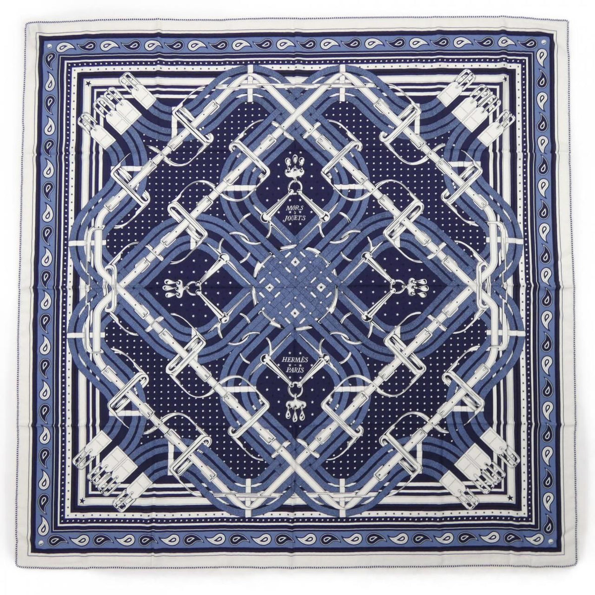 Hermes Mors a Jouets Bandana Carre Geant 140 Shawl Scarf