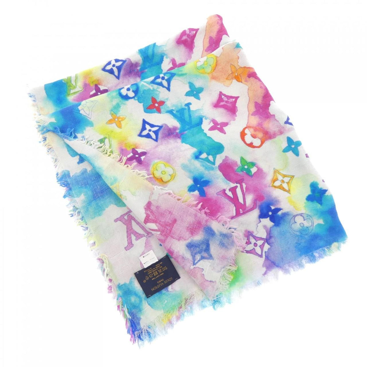 Louis Vuitton Etole Monogram Water Color Stole Scarf