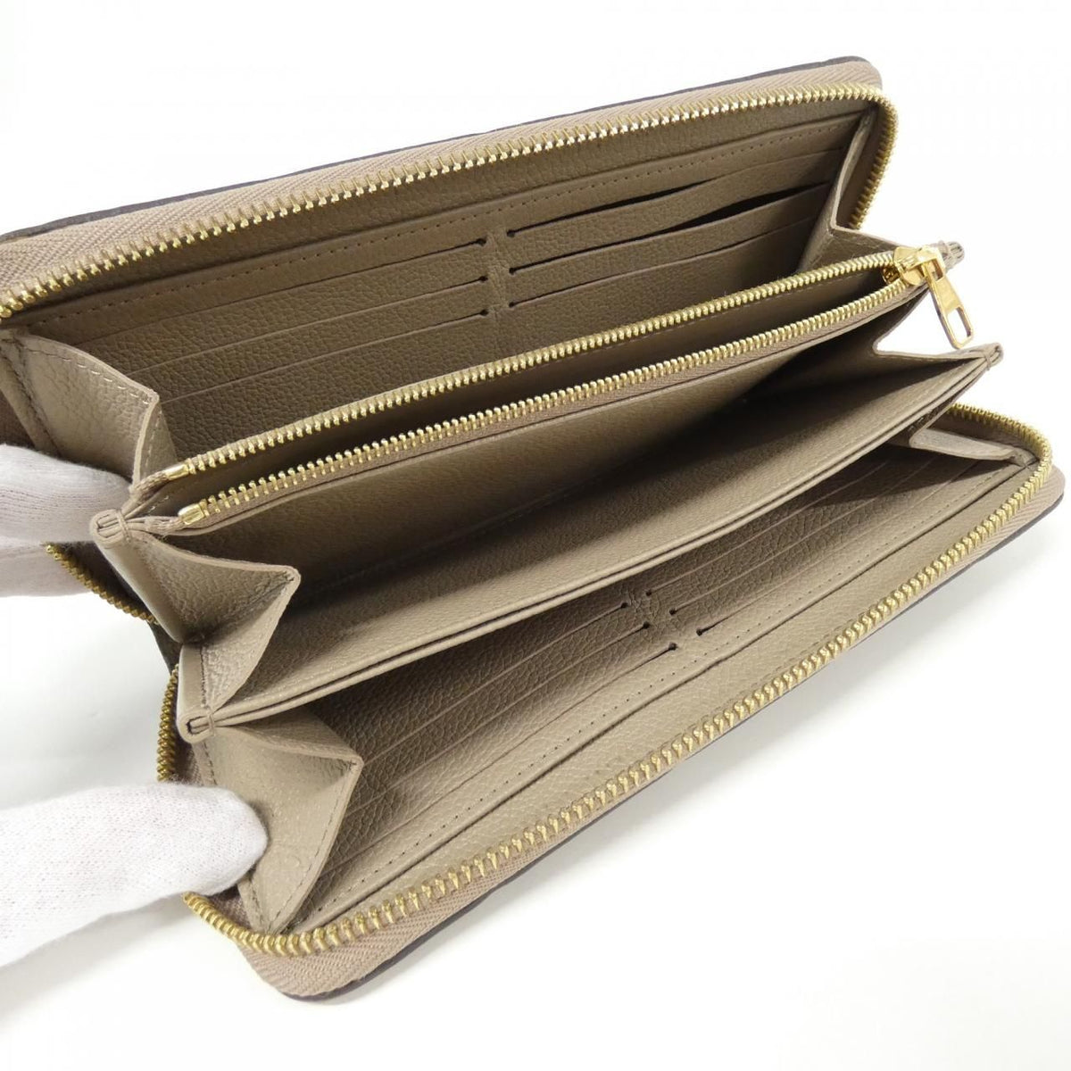 Louis Vuitton Monogram Empreinte Zippy Wallet — view 6