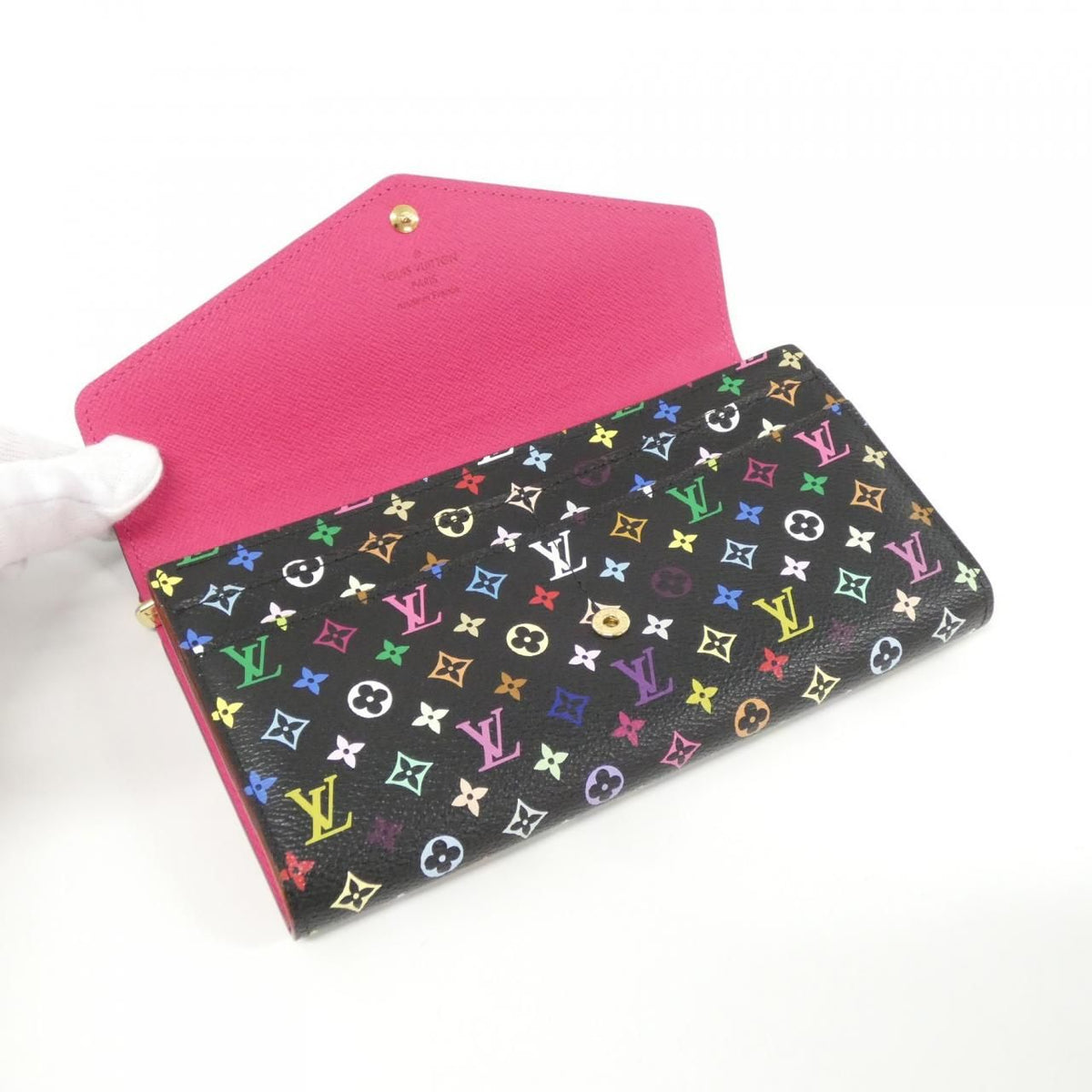 Louis Vuitton Multicolor Portefeuille Sarah Wallet — view 6