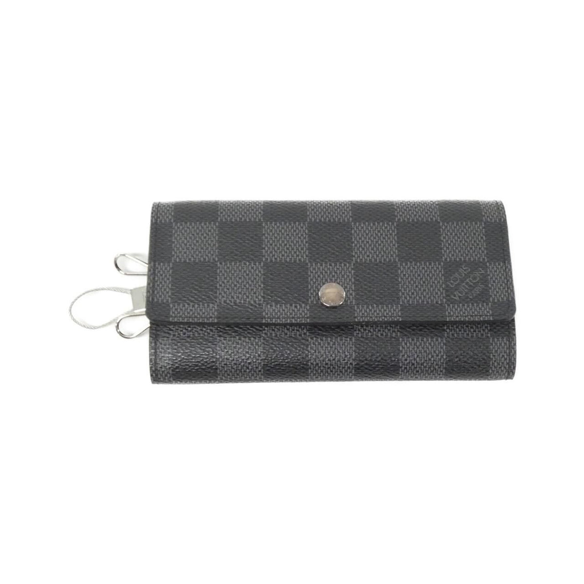 Louis Vuitton Damier Graphite Porte Cles Voiture Key Case Key Holder