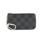 Louis Vuitton Damier Graphite Card Key Case Pochette Cles Coin & Key Holder
