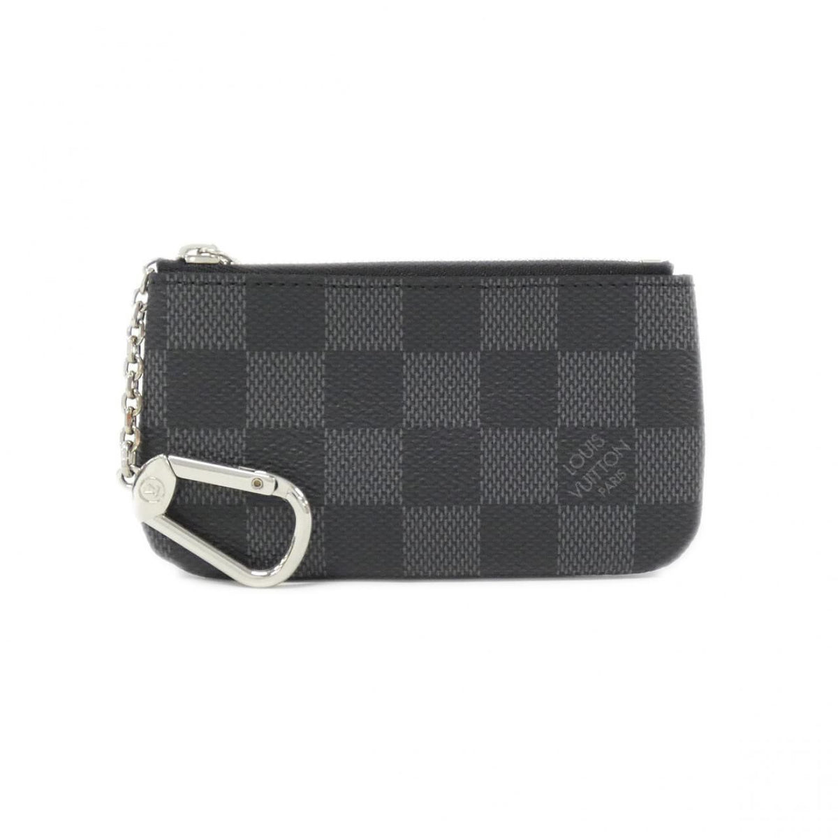 Louis Vuitton Damier Graphite Card Key Case Pochette Cles Coin & Key Holder