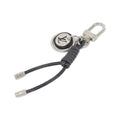 Louis Vuitton Damier Graphite Key Holder Leather Rope Key Ring