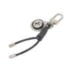 Louis Vuitton Damier Graphite Key Holder Leather Rope Key Ring