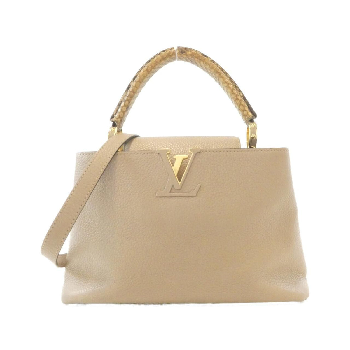 Louis Vuitton Exotic Leather Capucines MM Bag
