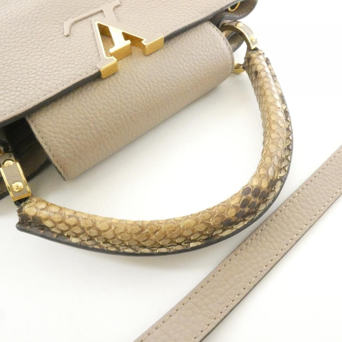 Louis Vuitton Exotic Leather Capucines MM Bag — view 5